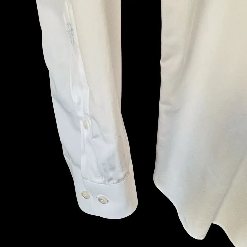 Banana Republic Men’s Tailored Slim Fit Tall 100% Cotton Button Up Shirt XL